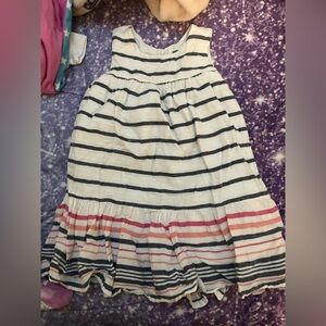 #17 Toddler girls stripes summer dress